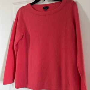 Talbots Cashmere Sweater in Coral